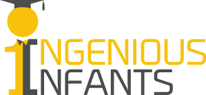 Ingenious infants logo with name
